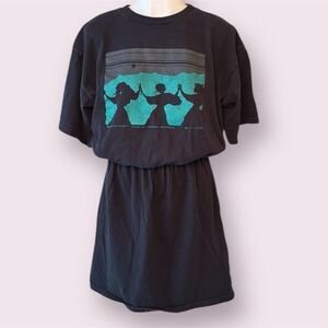 L.A. SPORTSWEAR Vintage Graphic T-Shirt Dress